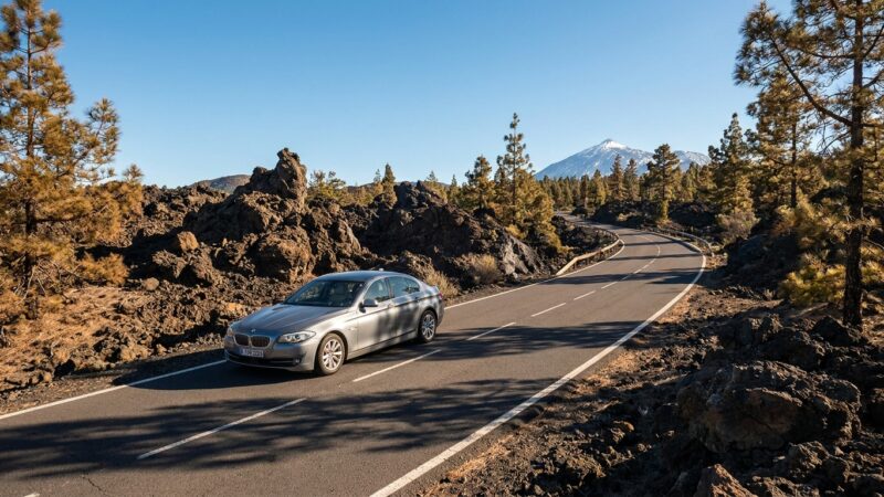 Kørsel af BMW 5-serien på Tenerife: Vores anmeldelse