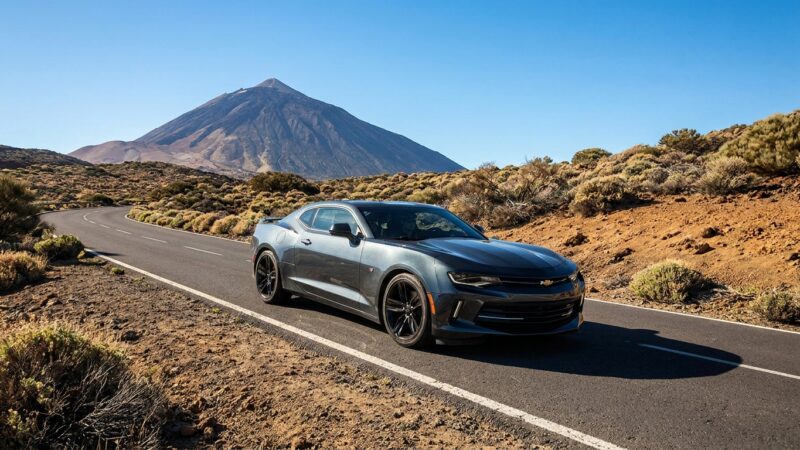 Kørselsanmeldelse af Chevrolet Camaro: Vejtest på Tenerife