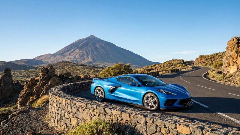 Chevrolet Corvette C8 Køreanmeldelse på Tenerife