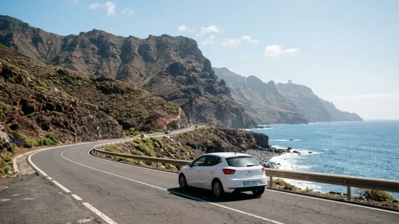 Sådan lejer du en bil på Tenerife uden depositum eller kreditkort
