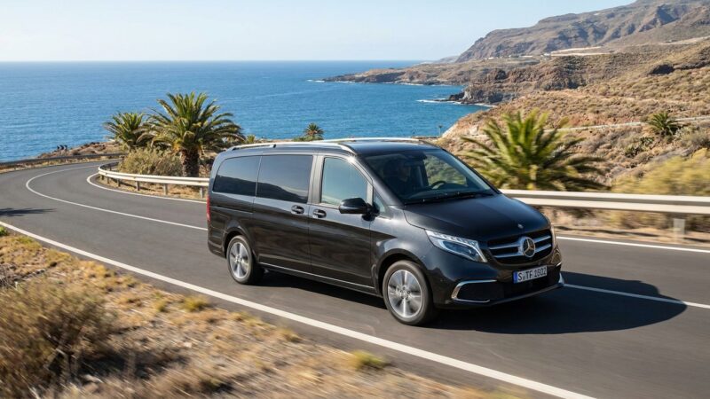 Mercedes-Benz V-Klasse Køreanmeldelse på Tenerife